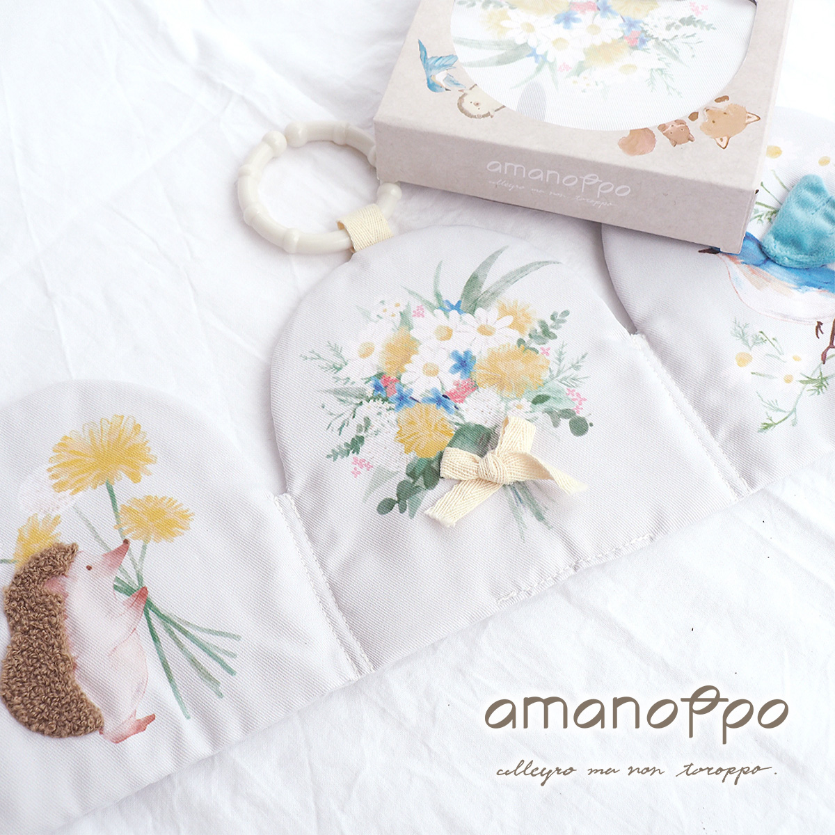 ぬのえほんいつでも花束をそばに キッズ ベビー ギフト 記念日 出産祝い 知育玩具 布絵本