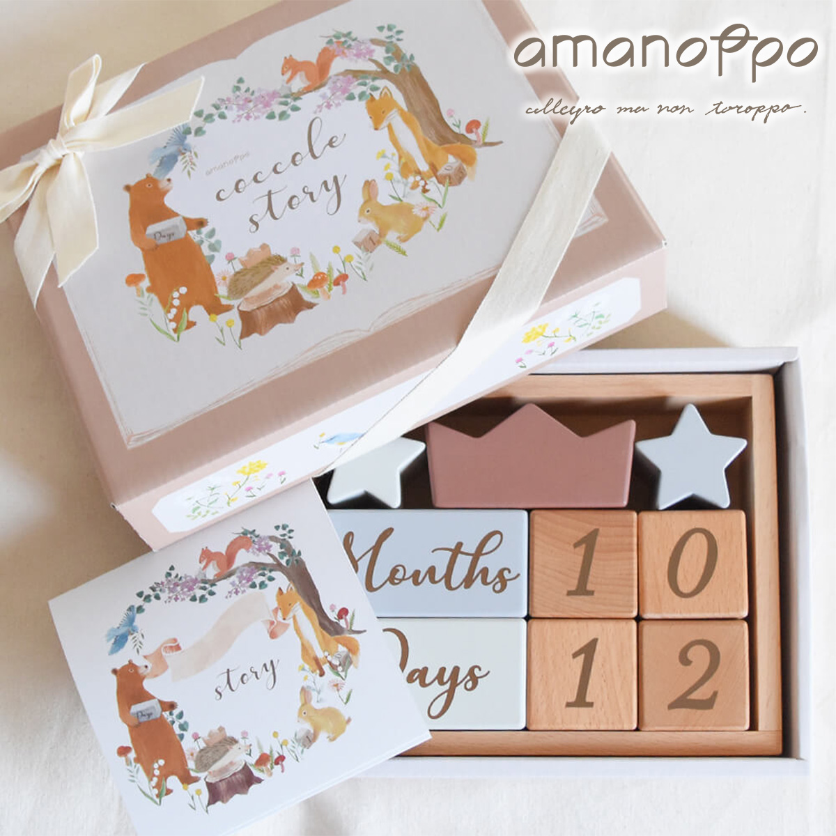 アニバーサリーつみき coccole story キッズ ベビー ギフト 記念日 出産祝い