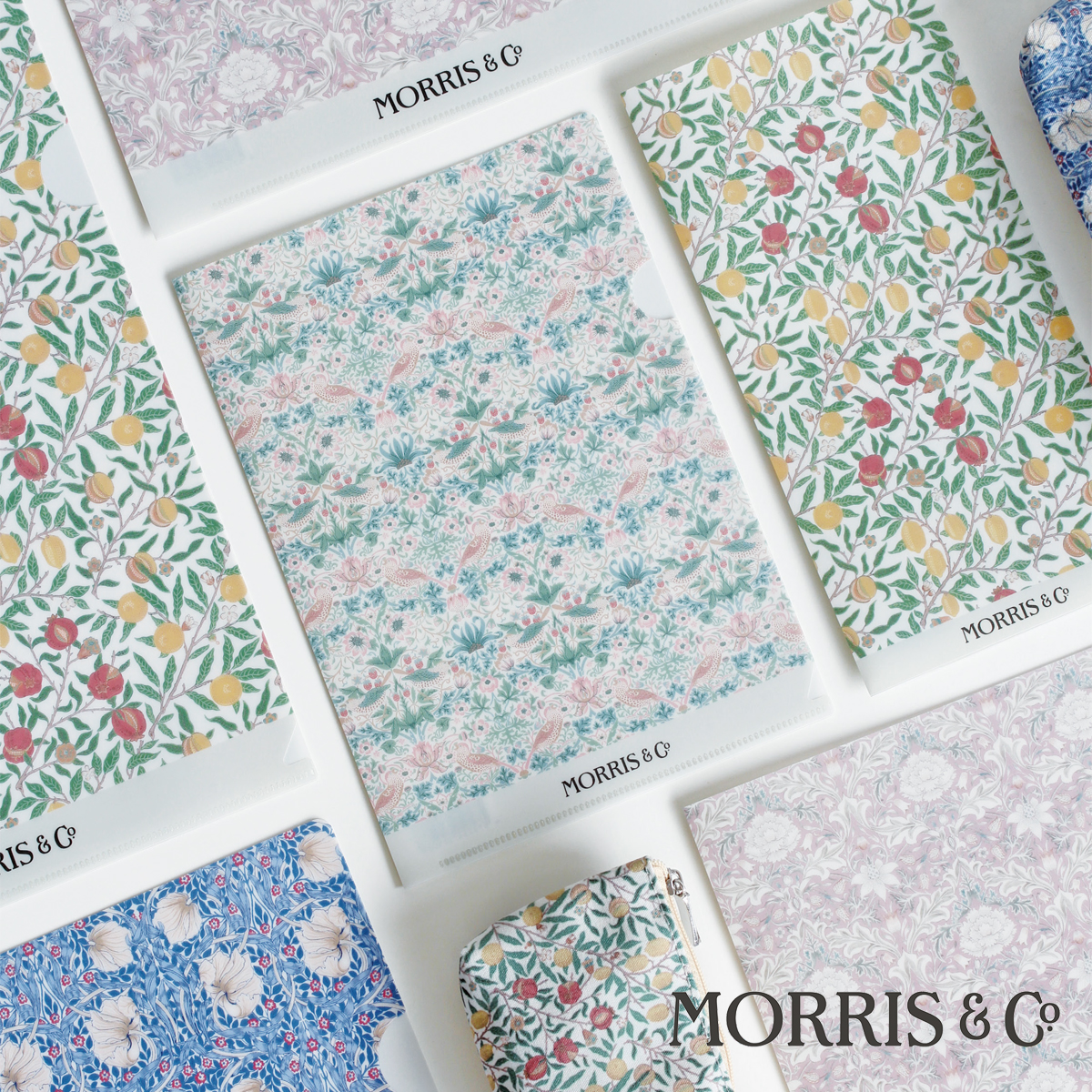 【MORRIS&Co.】A5・A4クリアファイル チケットホルダー