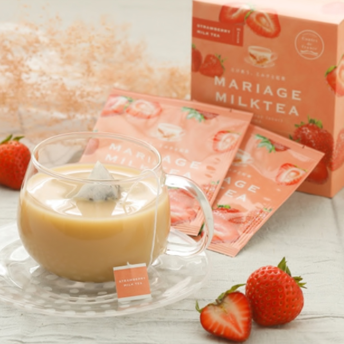 【数量限定】【MARIAGE MILKTEA】1P 3P 10P あまおう苺 ミルクティー コント・ド・フランス