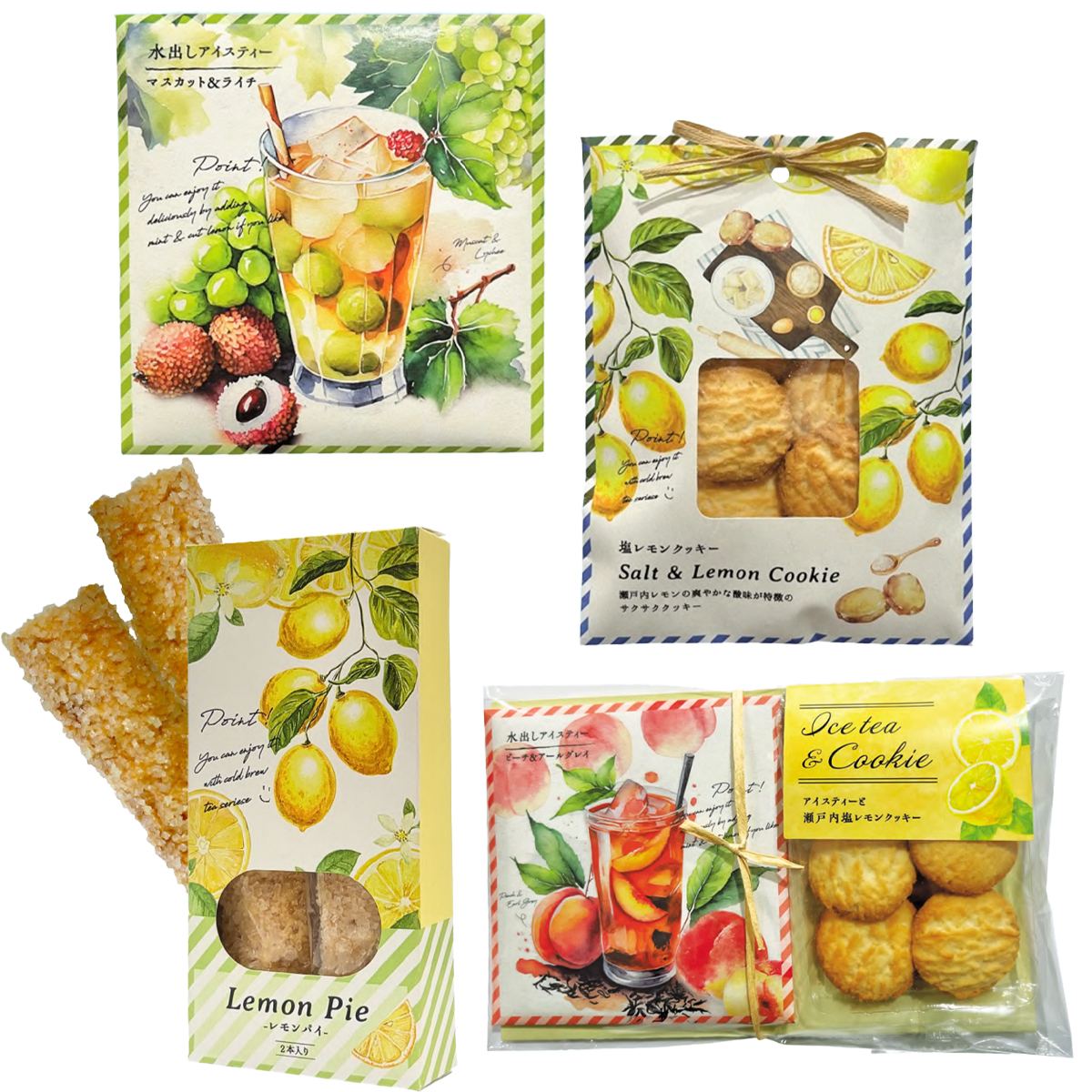 《予約：受注締切1/23(金)》水出し紅茶 塩レモンクッキー レモンパイ コント・ド・フランス【4月上旬発売】