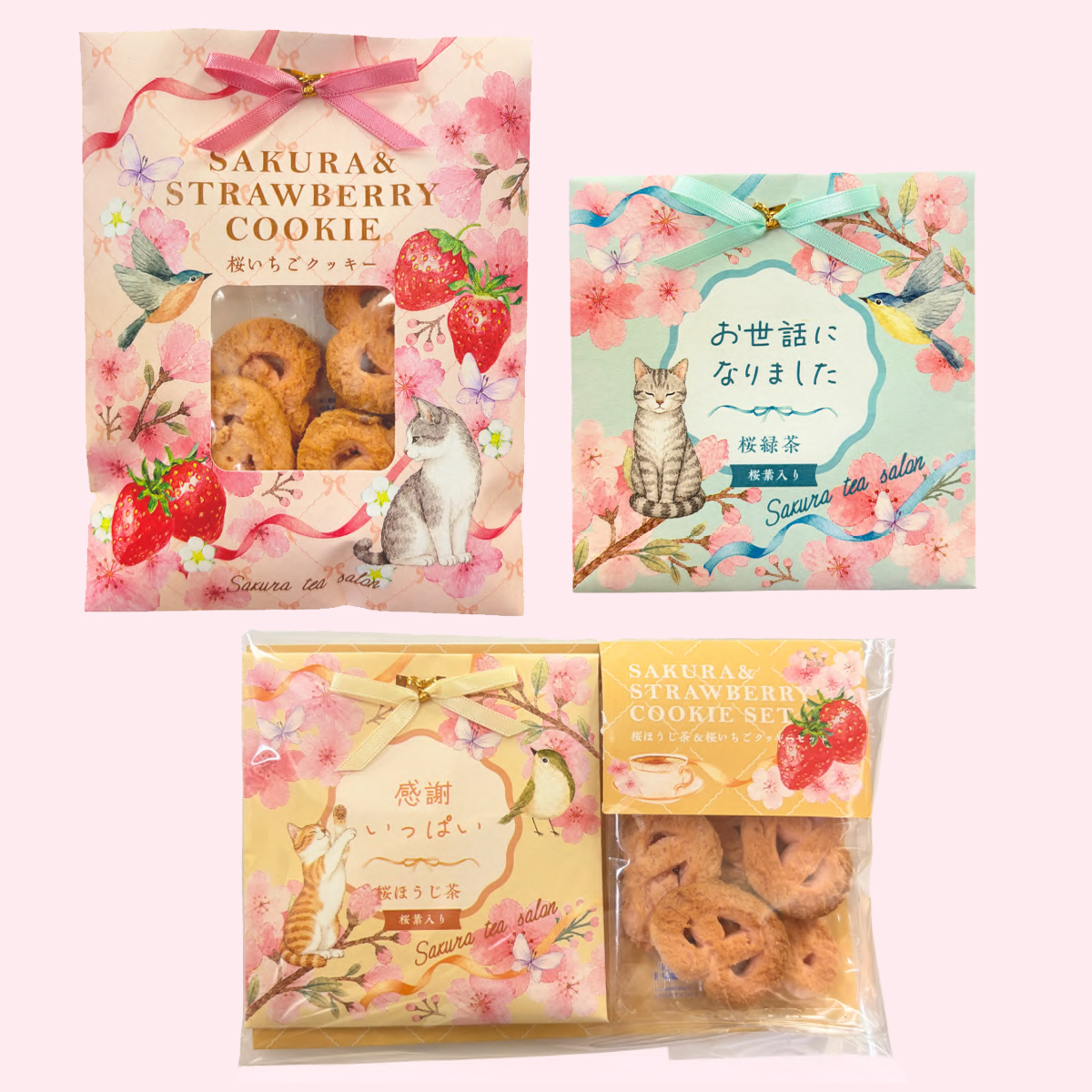 《予約:12月下旬発売・受注締切9/11(金)》SAKURA TEA SALON 紅茶/クッキー