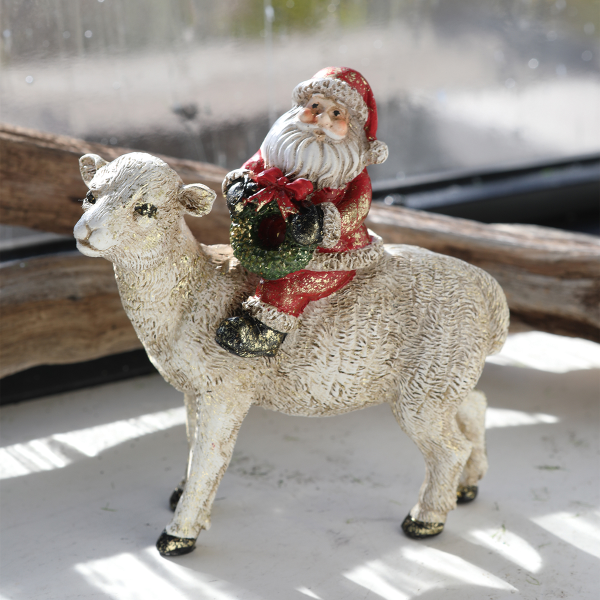 【クリスマス】トントゥ・サンタ 動物 インテリア雑貨 置物