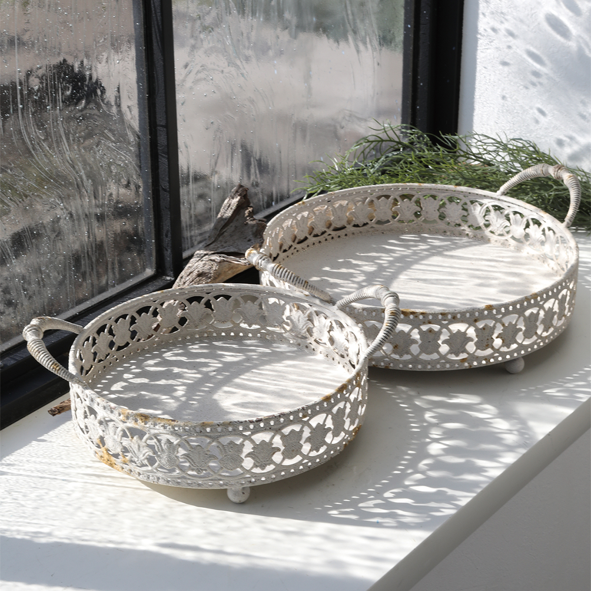 【クリスマス】ブラン・メッシュカップ＆ブラン・パニエトレー 2点セット