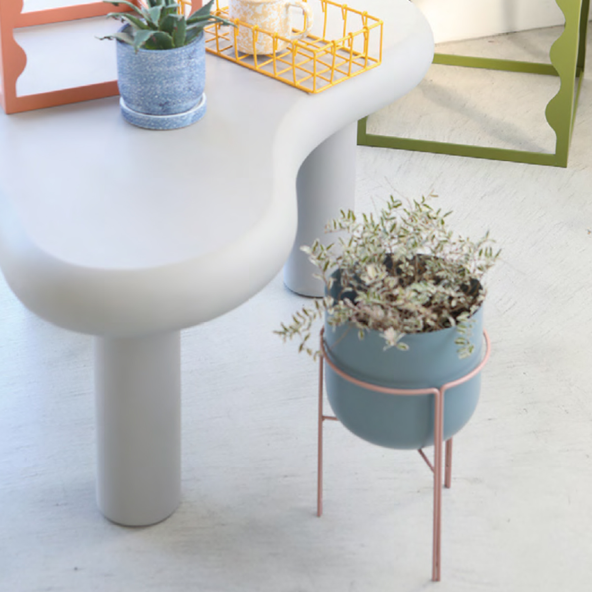 【neulo】スタンドポット 植木鉢 プランター