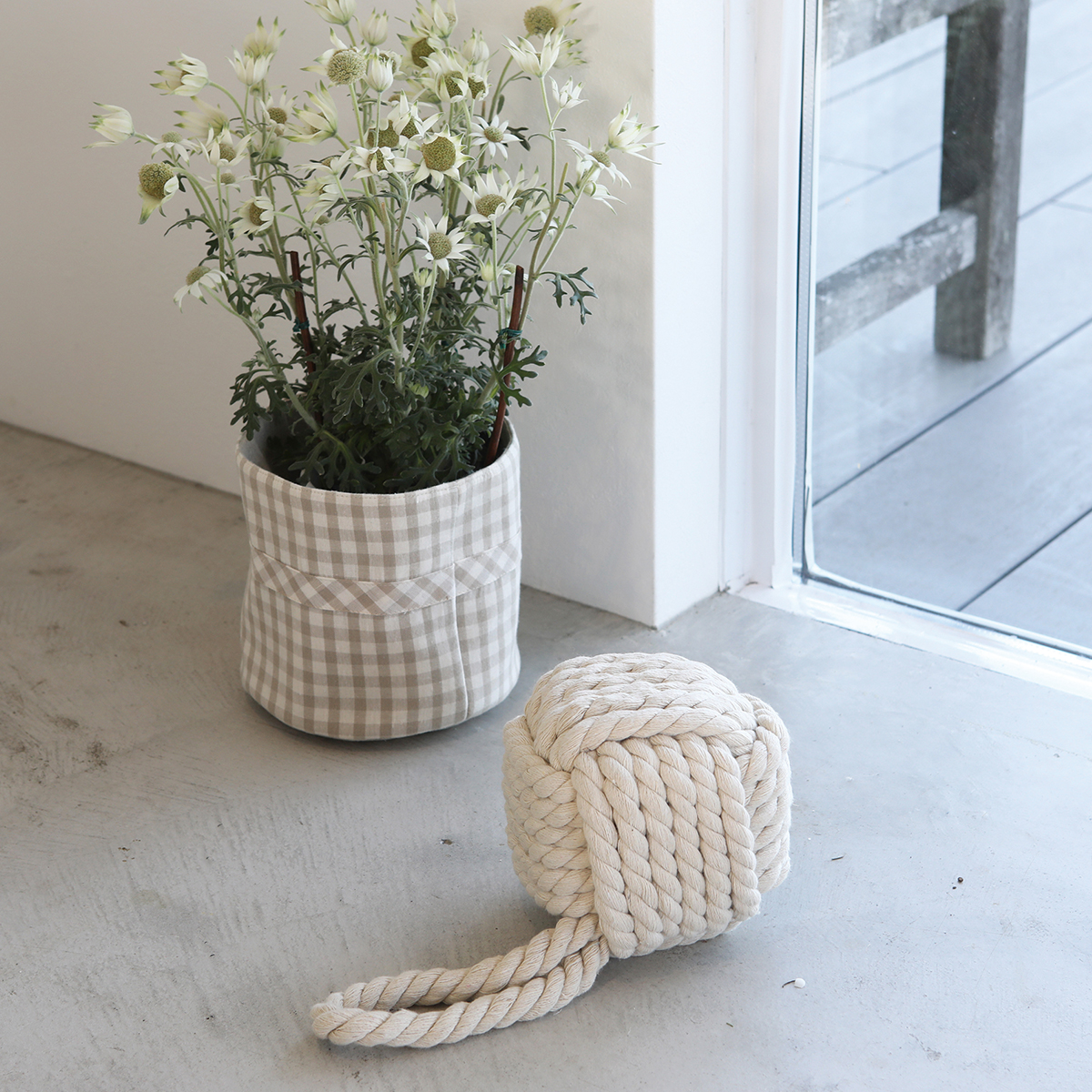 【neulo】ロープボールウェイト インテリア