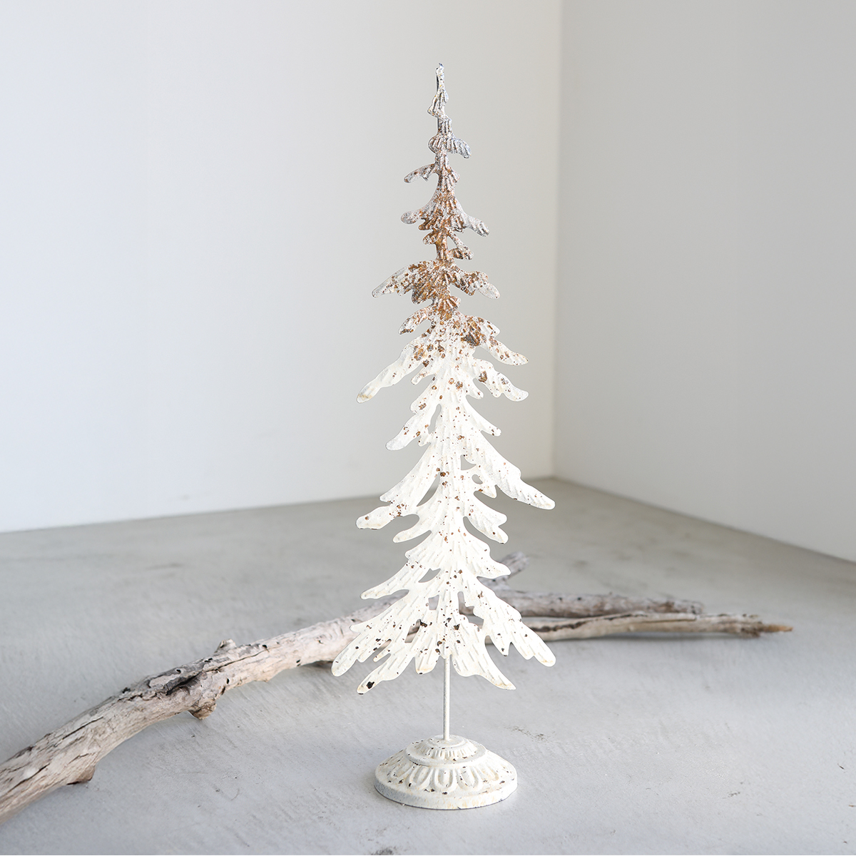 【クリスマス】シャビースチールツリー クリスマスツリー オブジェ