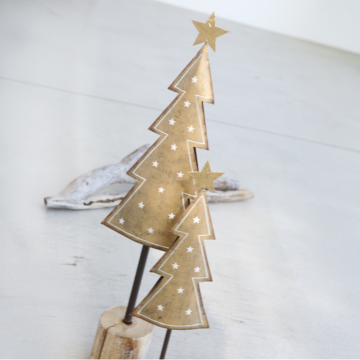 【クリスマス】デネブブリキツリー クリスマスツリー オブジェ