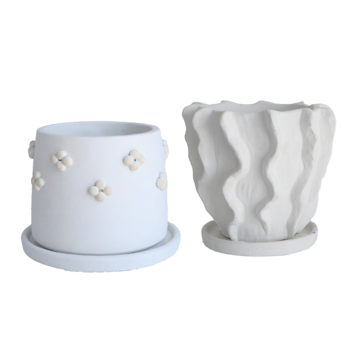 【neulo】フラッター・パフィ プラントポット 植木鉢