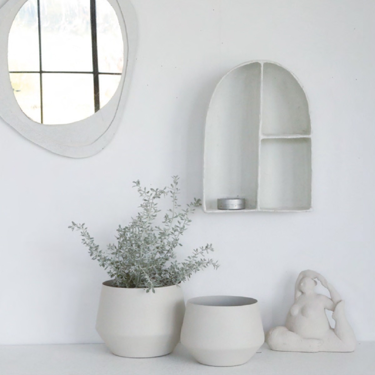 【neulo】サンディ・ポットカバー L・S 植木鉢カバー