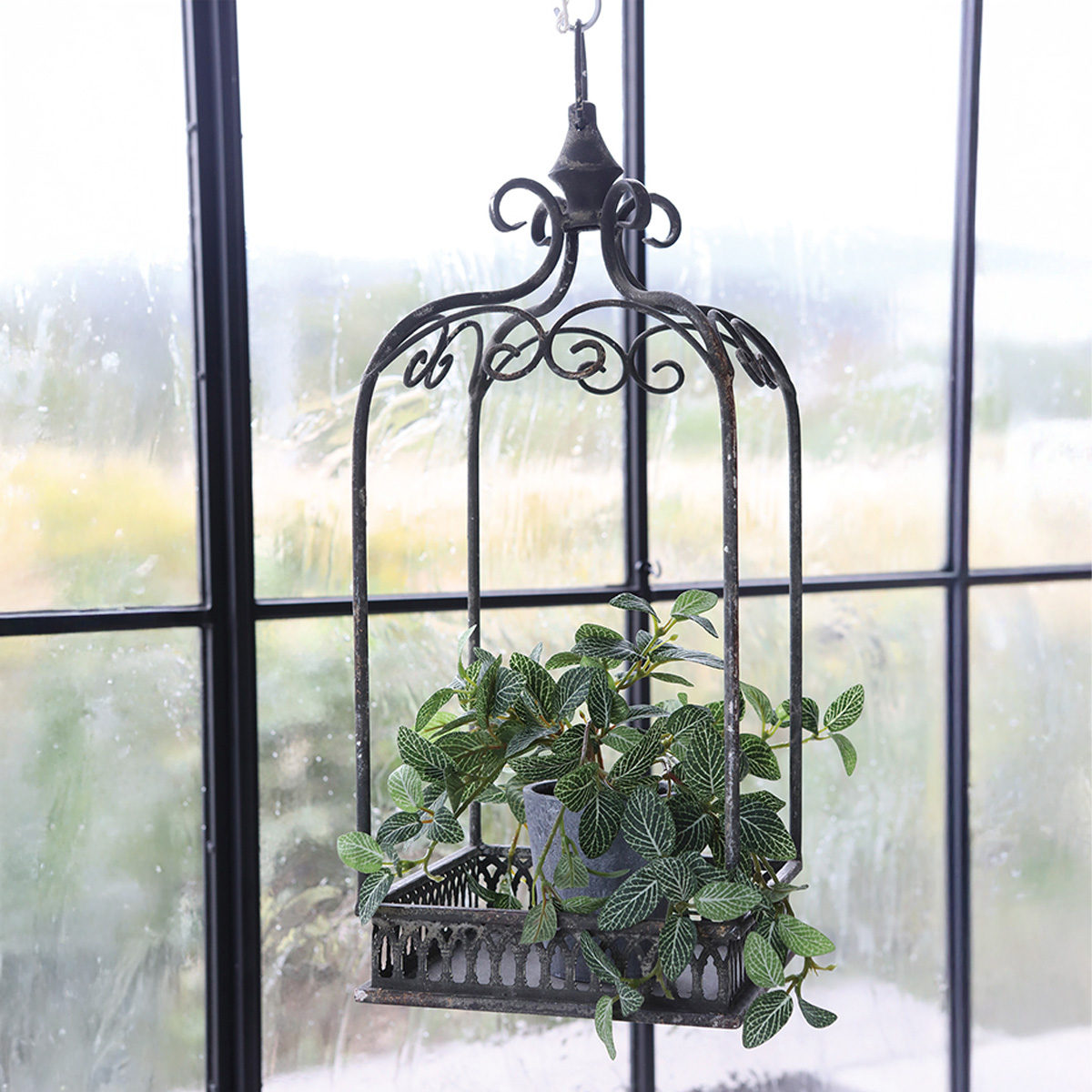 Hamptons ドームゲージ&ガゼボトレー アンティーク インテリア ガーデニング