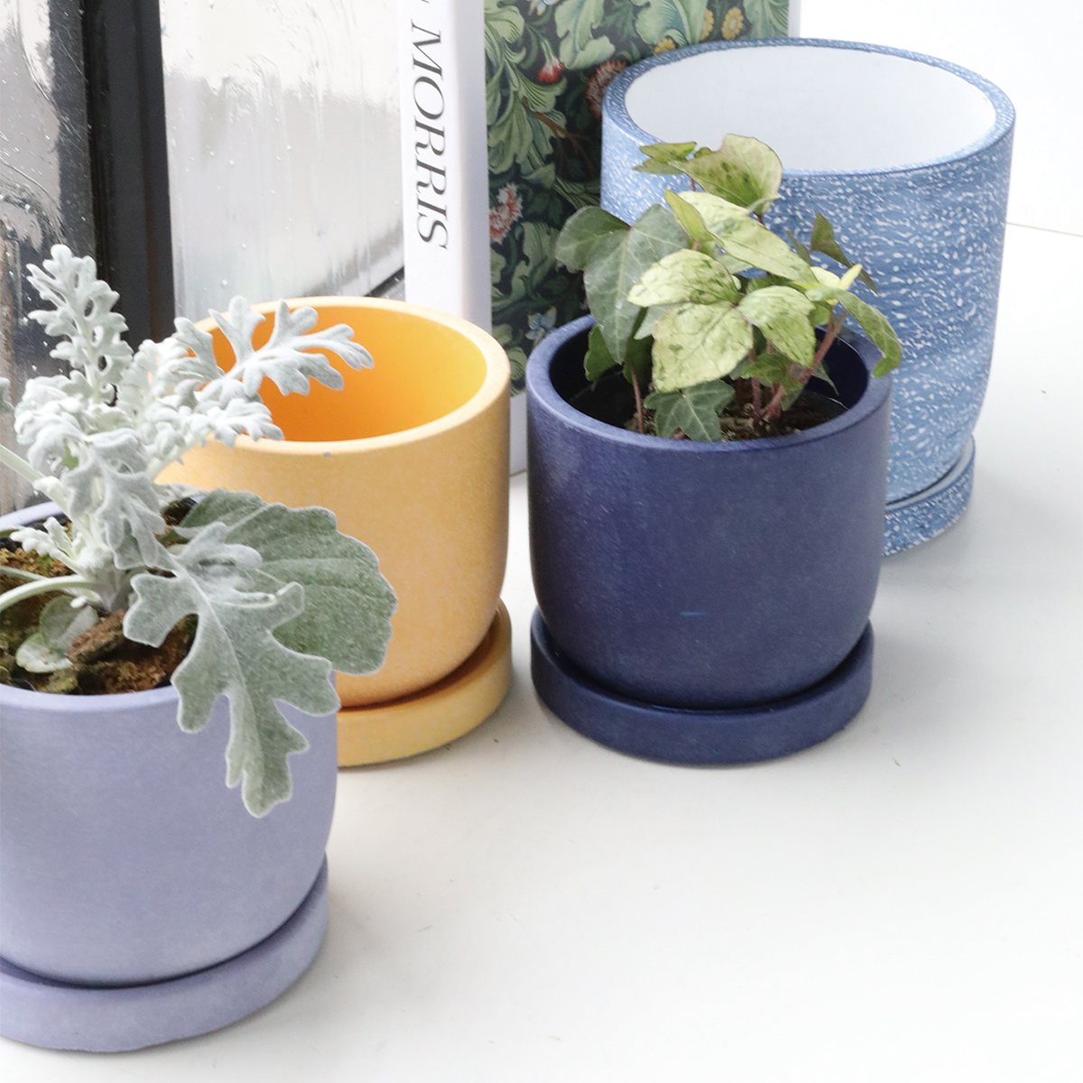 【neulo】ラウンドポット プラントポット 植木鉢