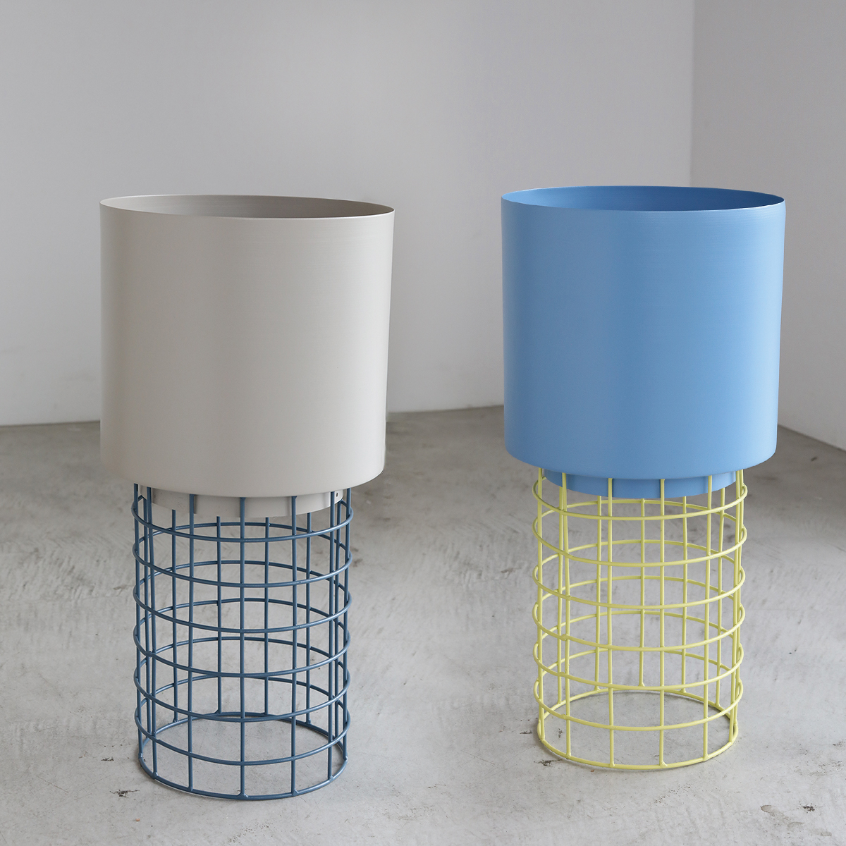 【neulo】メッシュスタンドカバー インテリア プラントポット