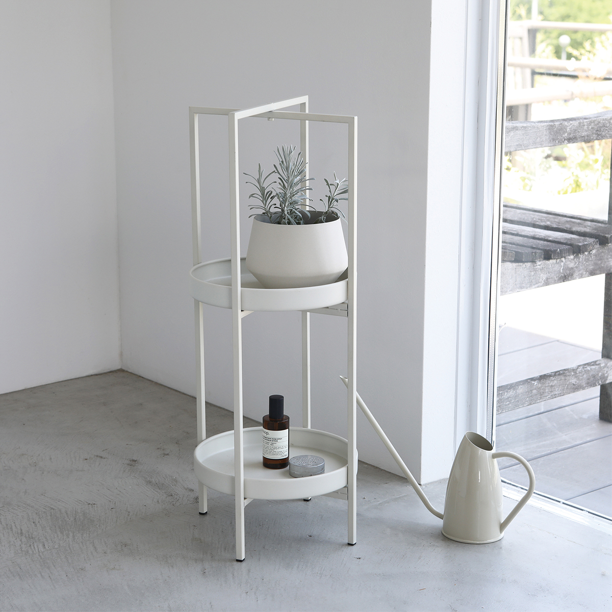 【neulo】フレーム 2段スタンド スタンドラック