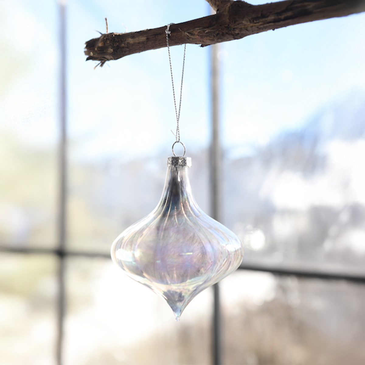 【クリスマス】オーナメント ガラス製 インテリア雑貨 飾り付け