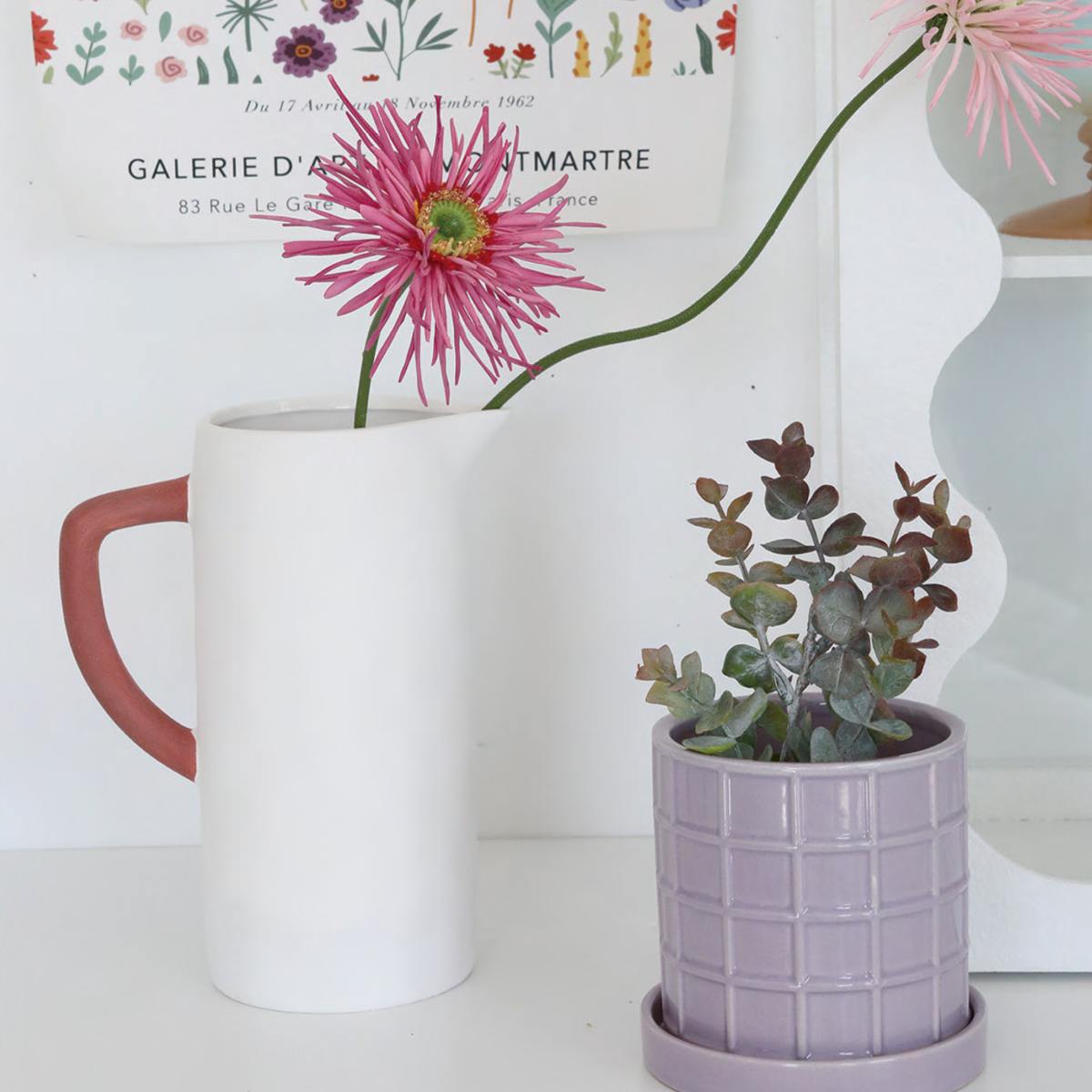 【neulo】ピッチャーベース 花瓶 花器 フラワーベース