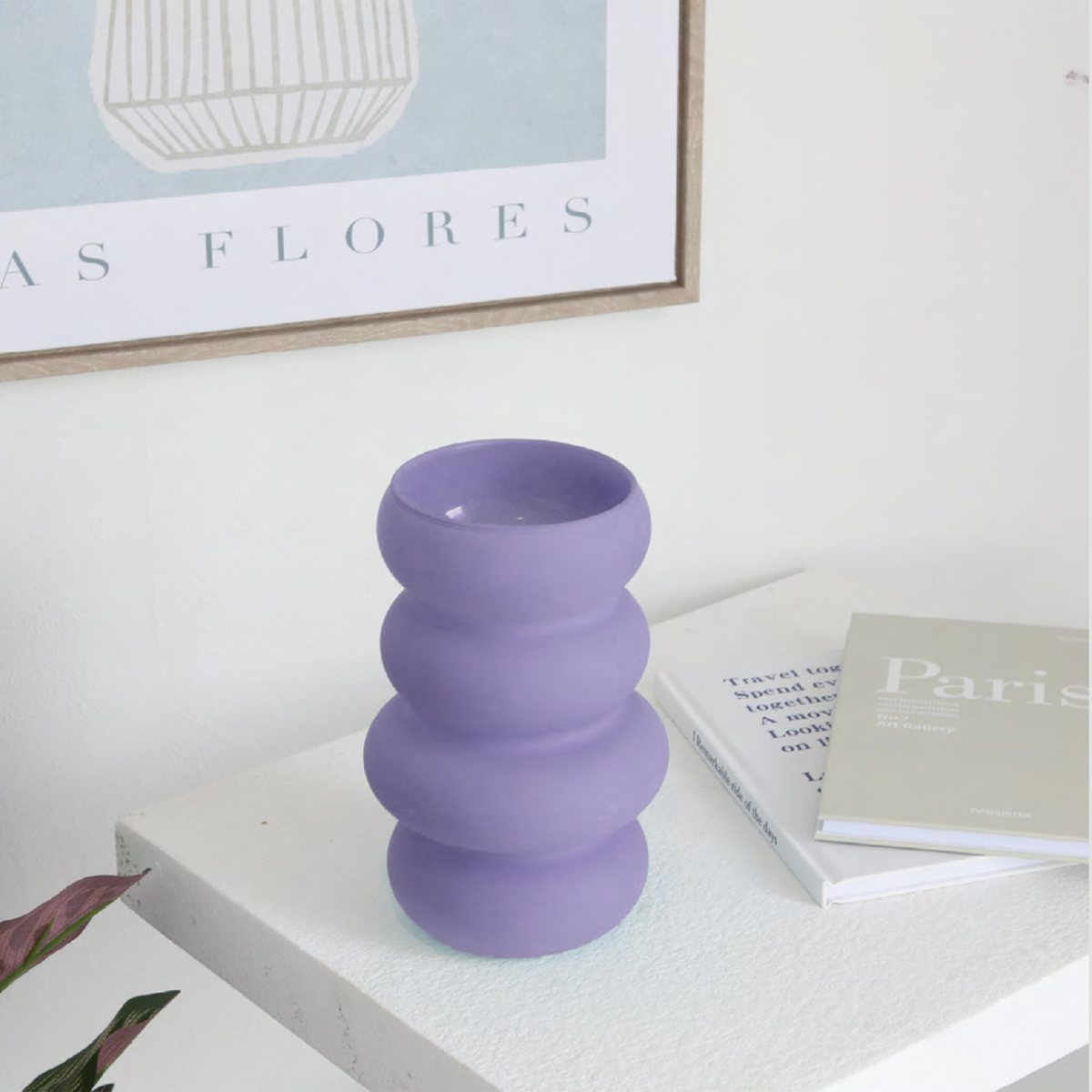 【neulo】花瓶 スタックリン・ガラスベース