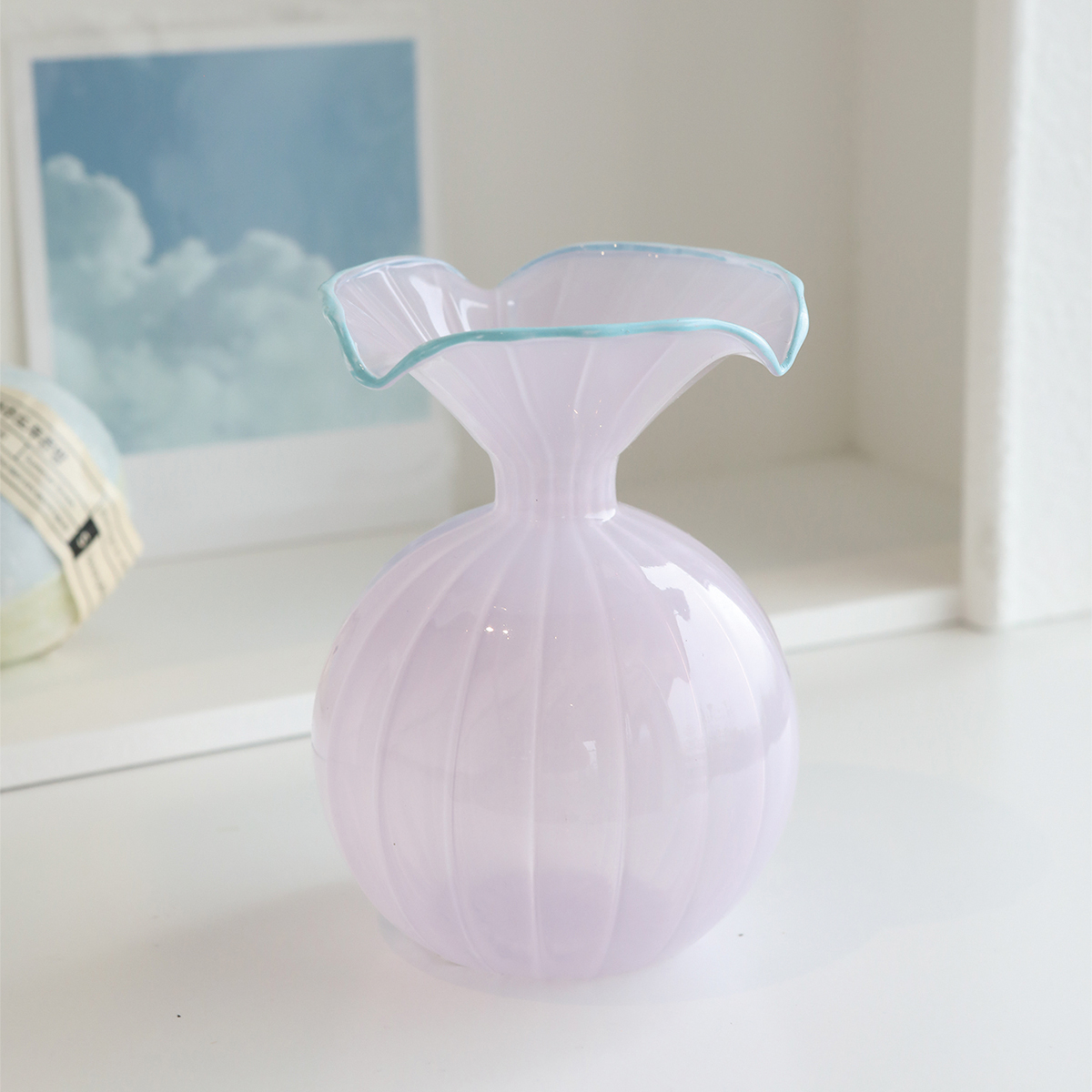 【neulo】花器 花瓶 ガラスベース アルカトラベース