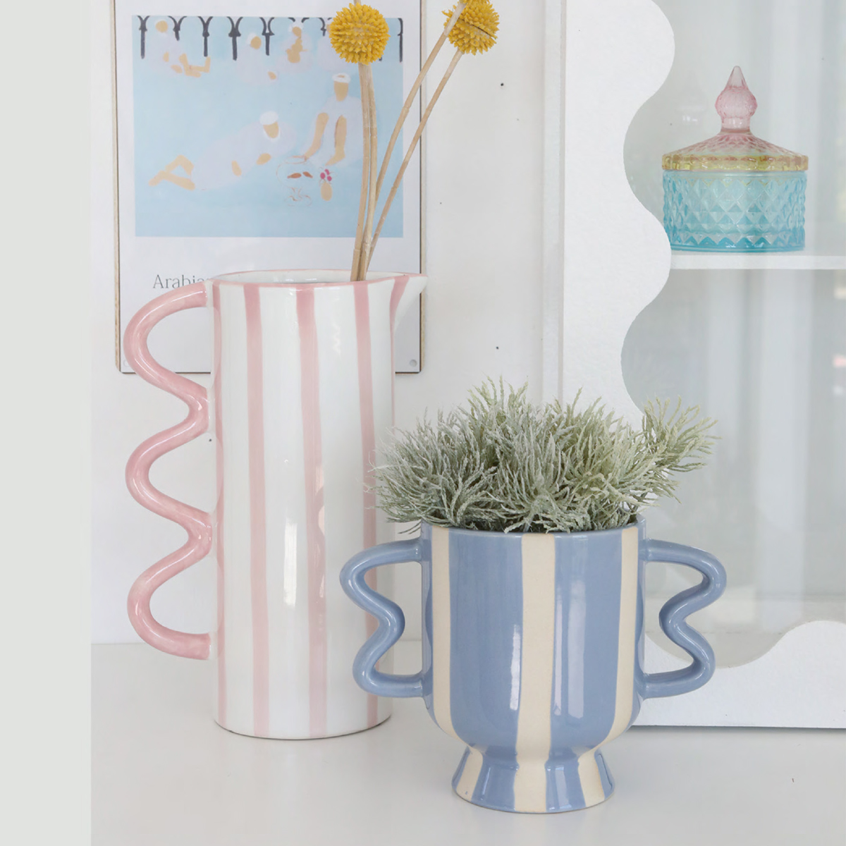 【neulo】ピッチャーベース 花器 花瓶 フラワーベース