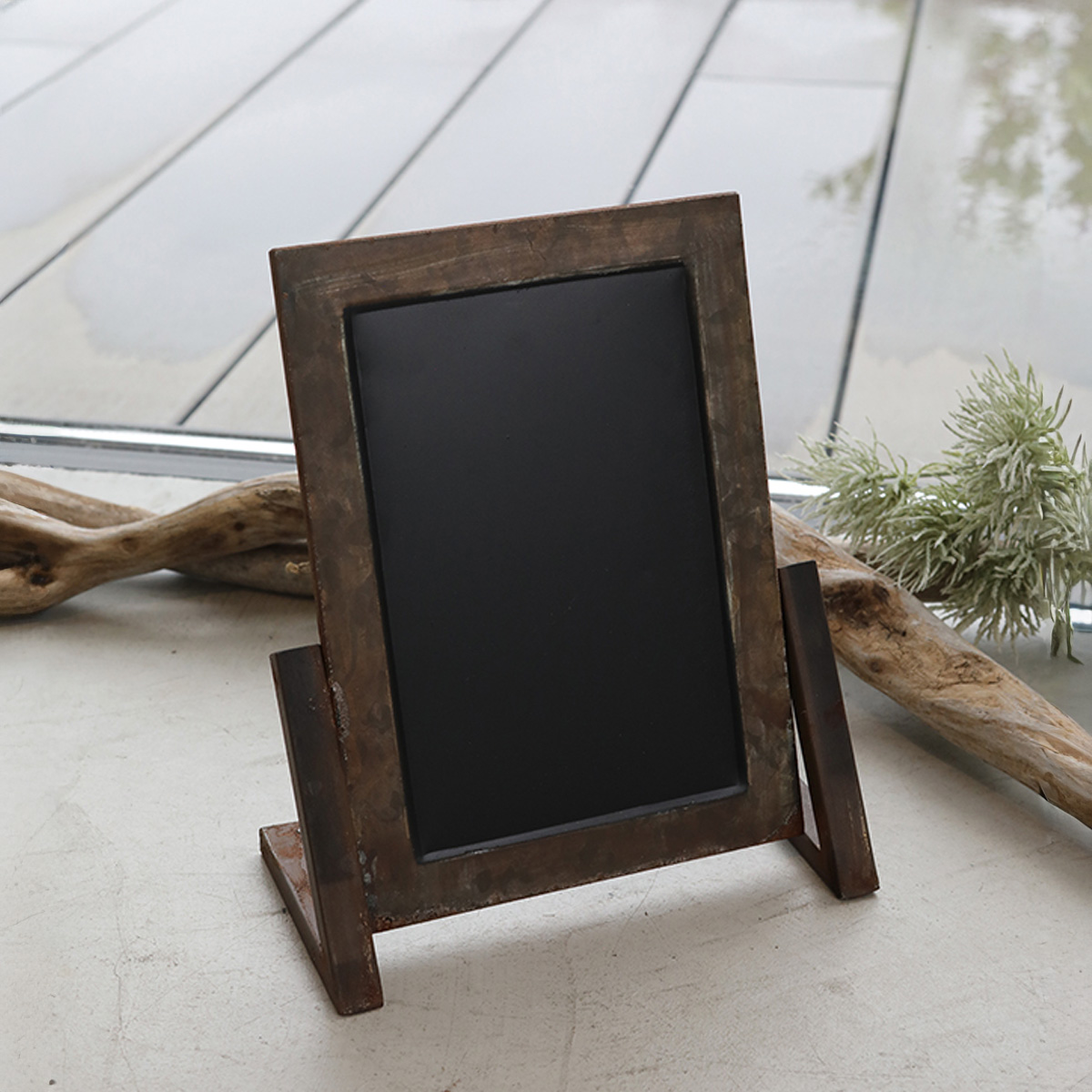 Hamptons ブラックボード&ブラックボードスタンド アンティーク インテリア ガーデニング