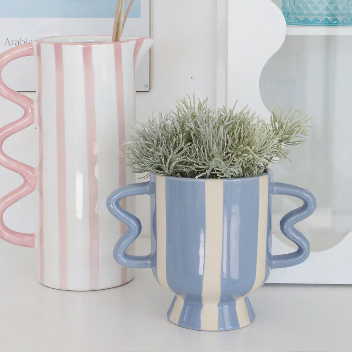 【neulo】ウェーブルポットカバー 植木鉢カバー ポットカバー