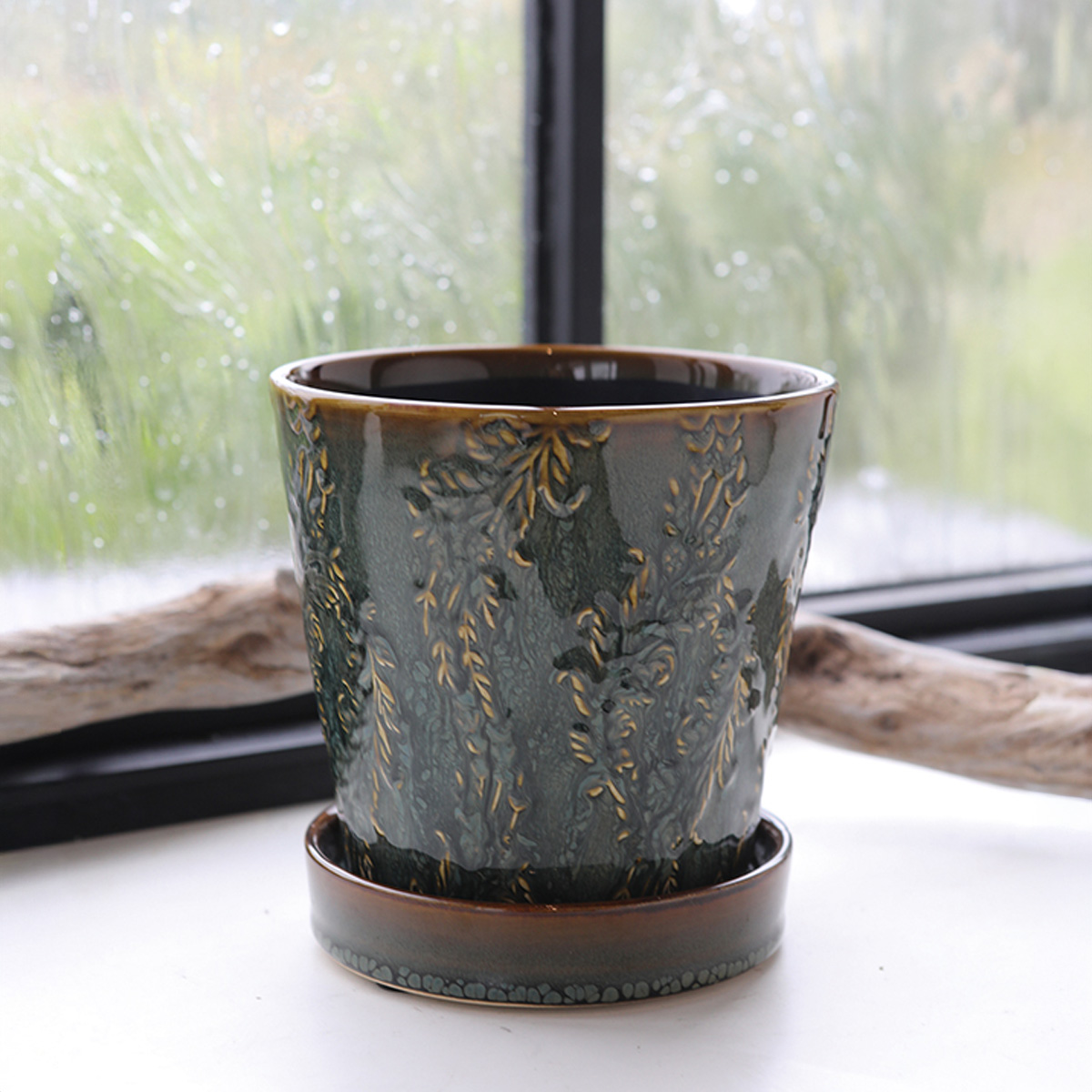 Feel Nature フラワーポット 植木鉢 アンティーク インテリア ガーデニング