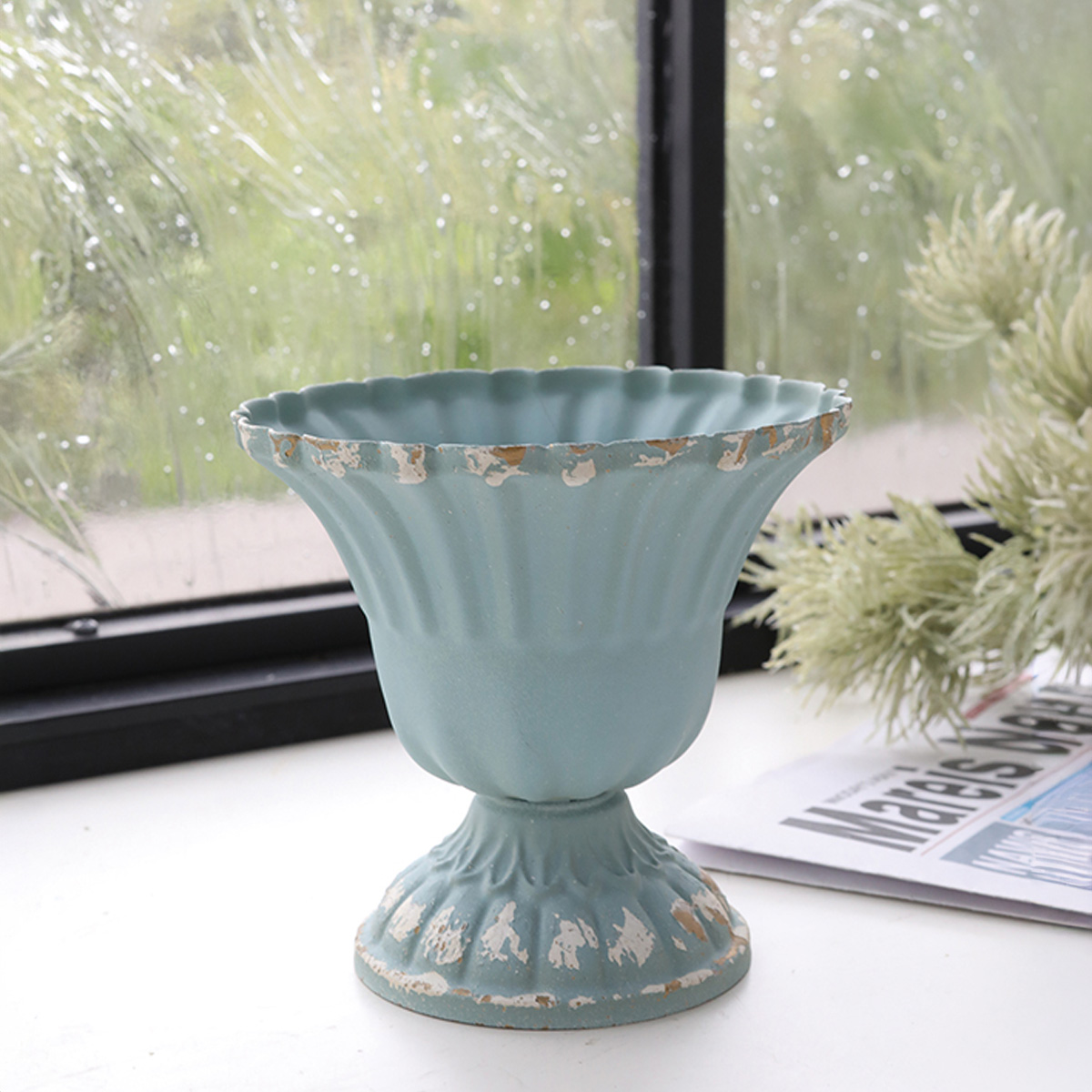 Chelsea Garden カプリ カップベース 植木鉢 アンティーク インテリア ガーデニング