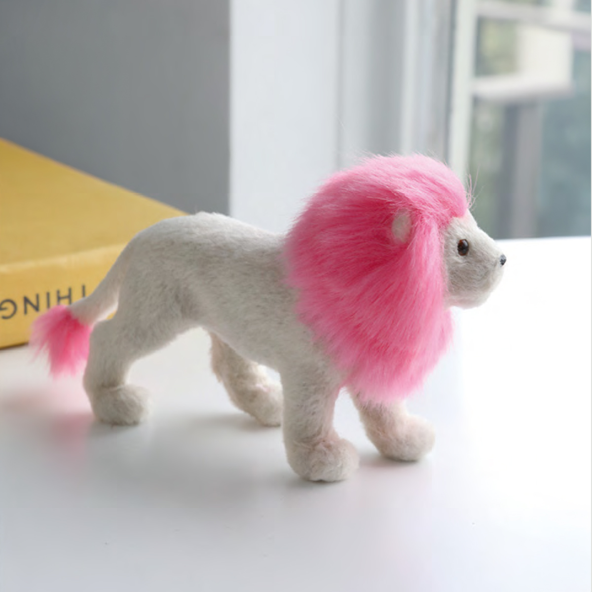 【neulo】ピンクヘア・レオ アニマル オブジェ