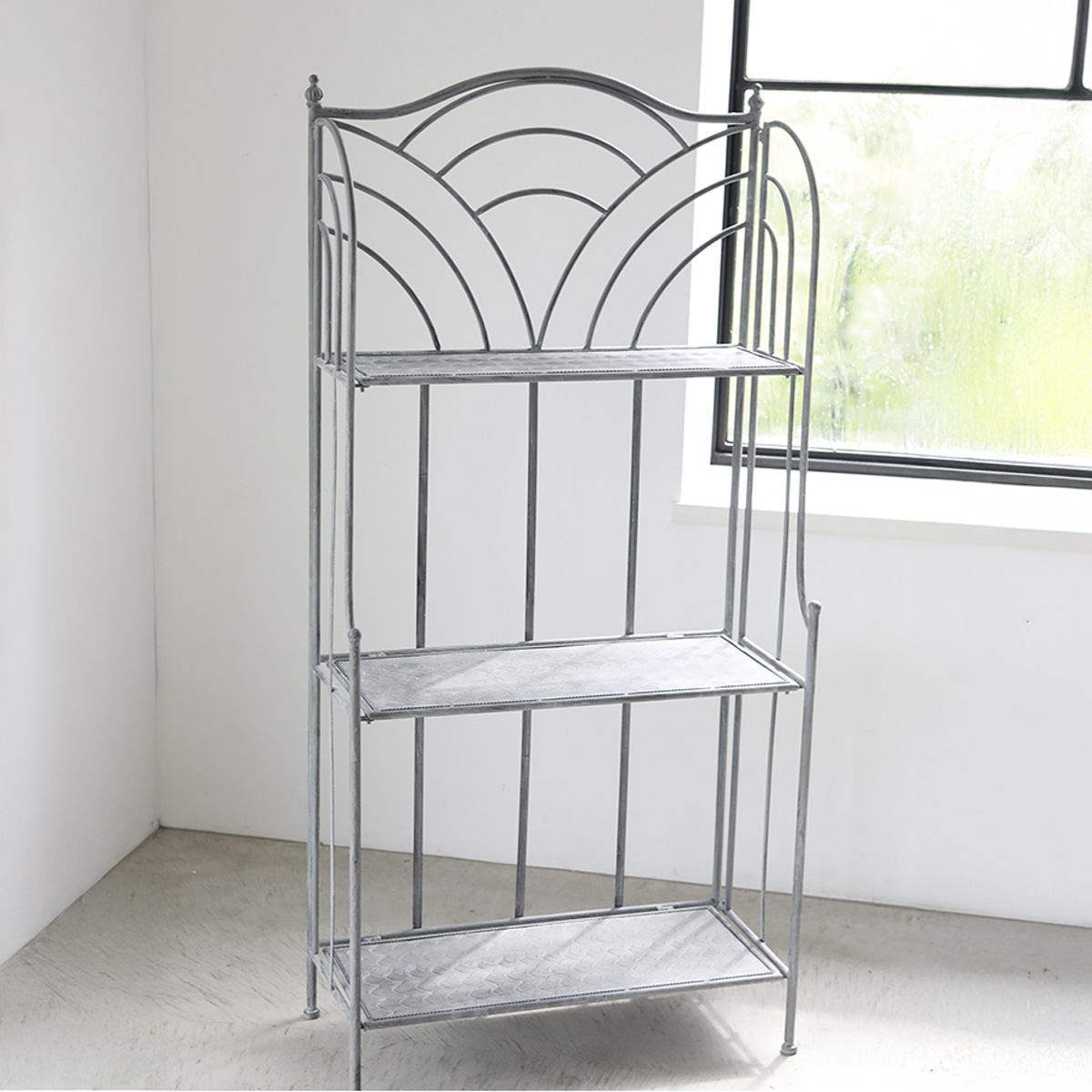 Hamptons ルデコ フラワースタンド&シェルフ ラック 棚 アンティーク インテリア ガーデニング