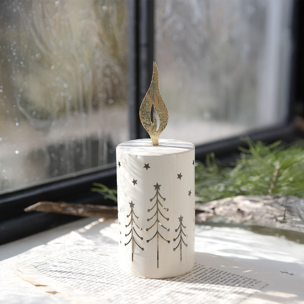 【クリスマス】ブラン・キャンドルライト インテリア雑貨 飾り付け