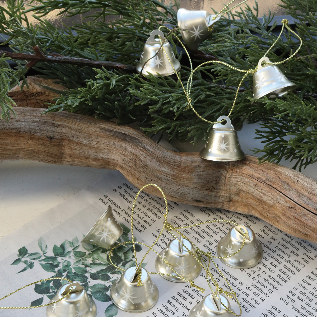 【クリスマス】オブジェ ライト オーナメントベル