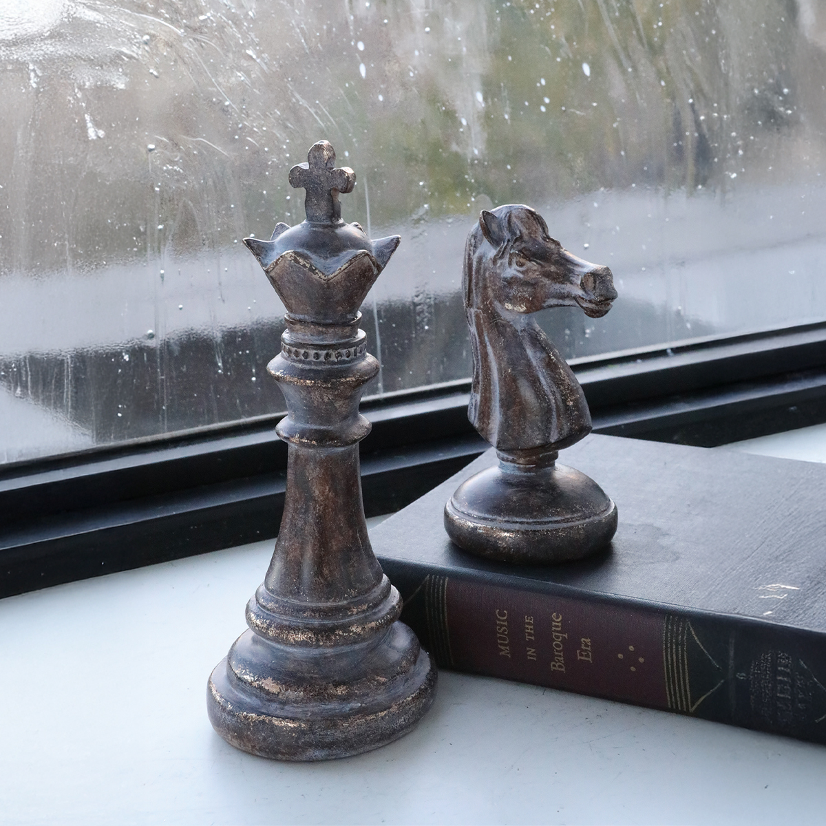 【クリスマス】オニキス・ピース チェス オブジェ