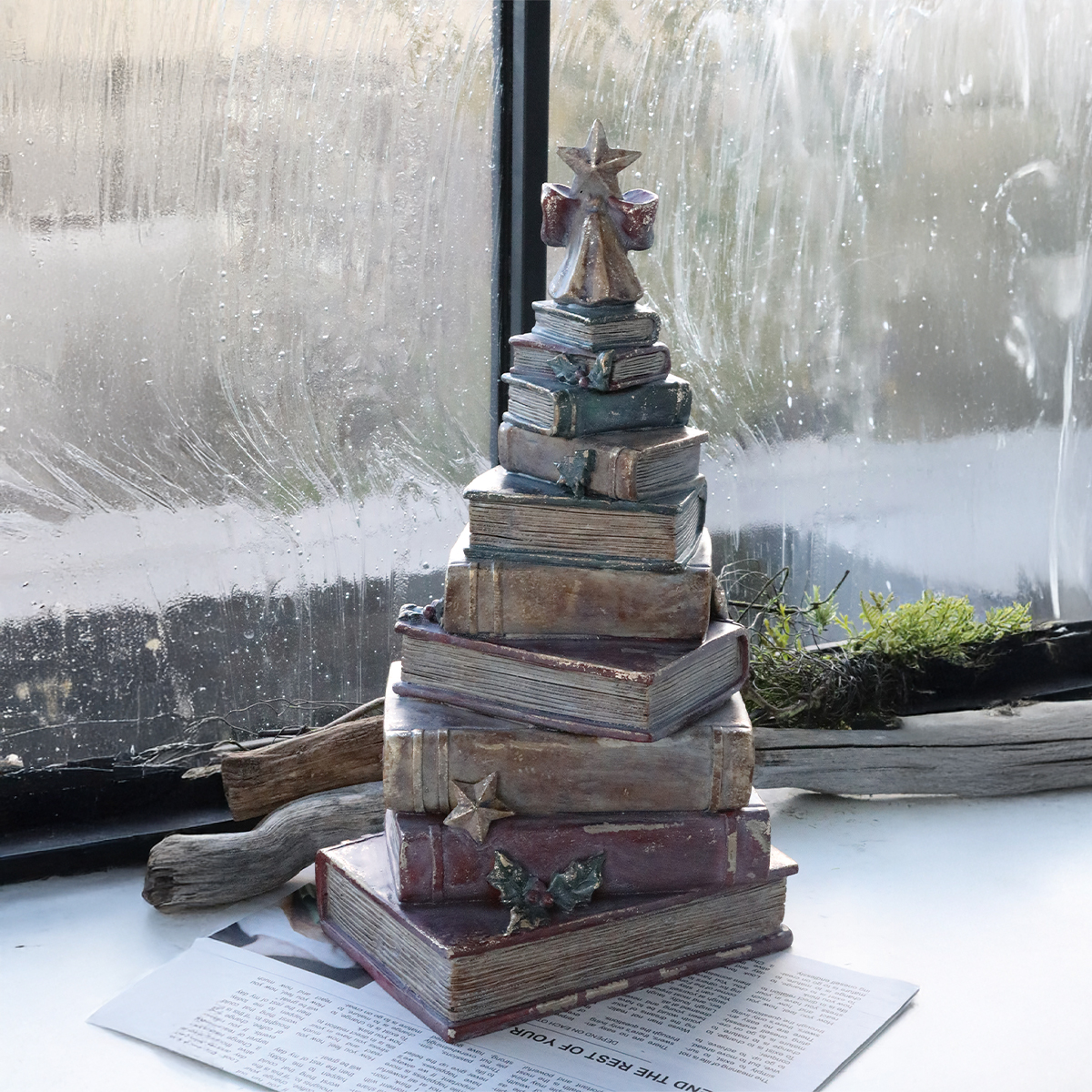 【クリスマス】モニュマン・ブックツリー インテリア雑貨 飾り付け