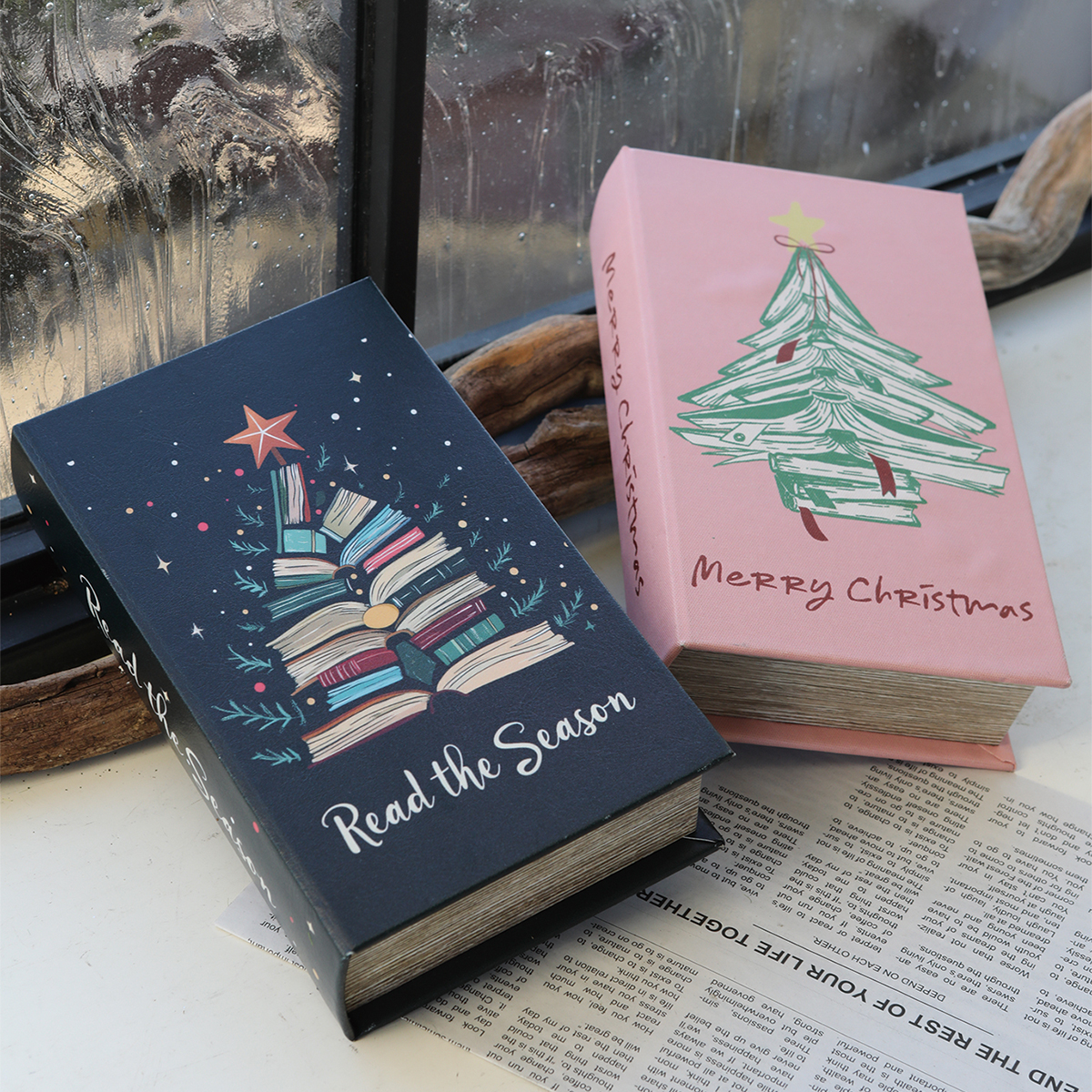 【クリスマス】ブックボックス・ノエル 2点セット インテリア雑貨