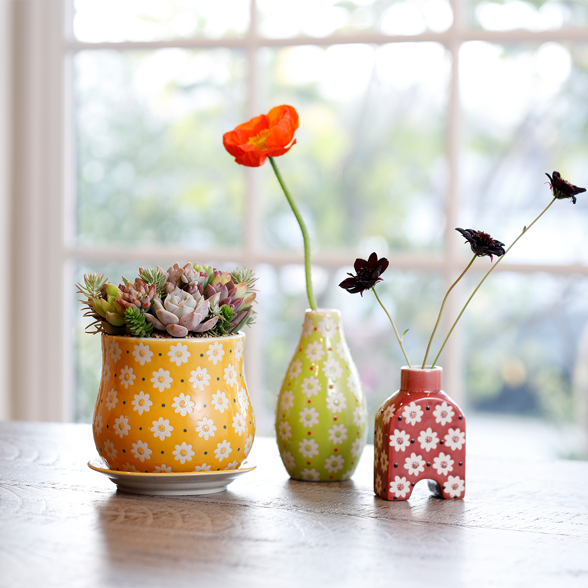 セレーノフラワーベース デイジー 花器 花瓶 植木鉢 プラントポット