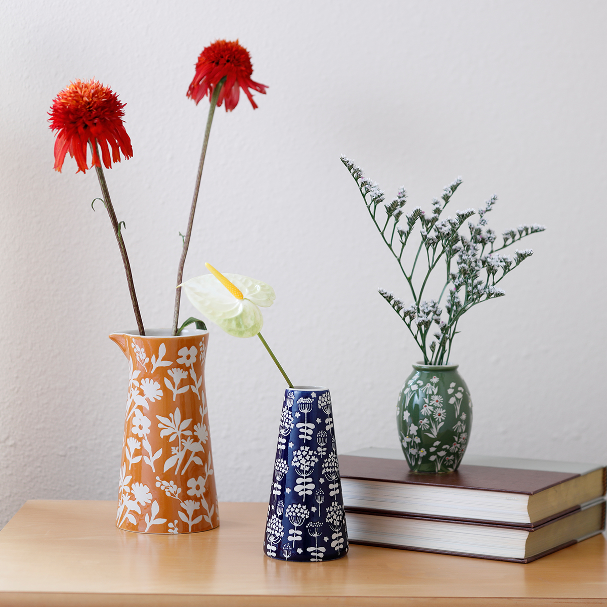 シエルフラワーベース スタンプ 花瓶 花器