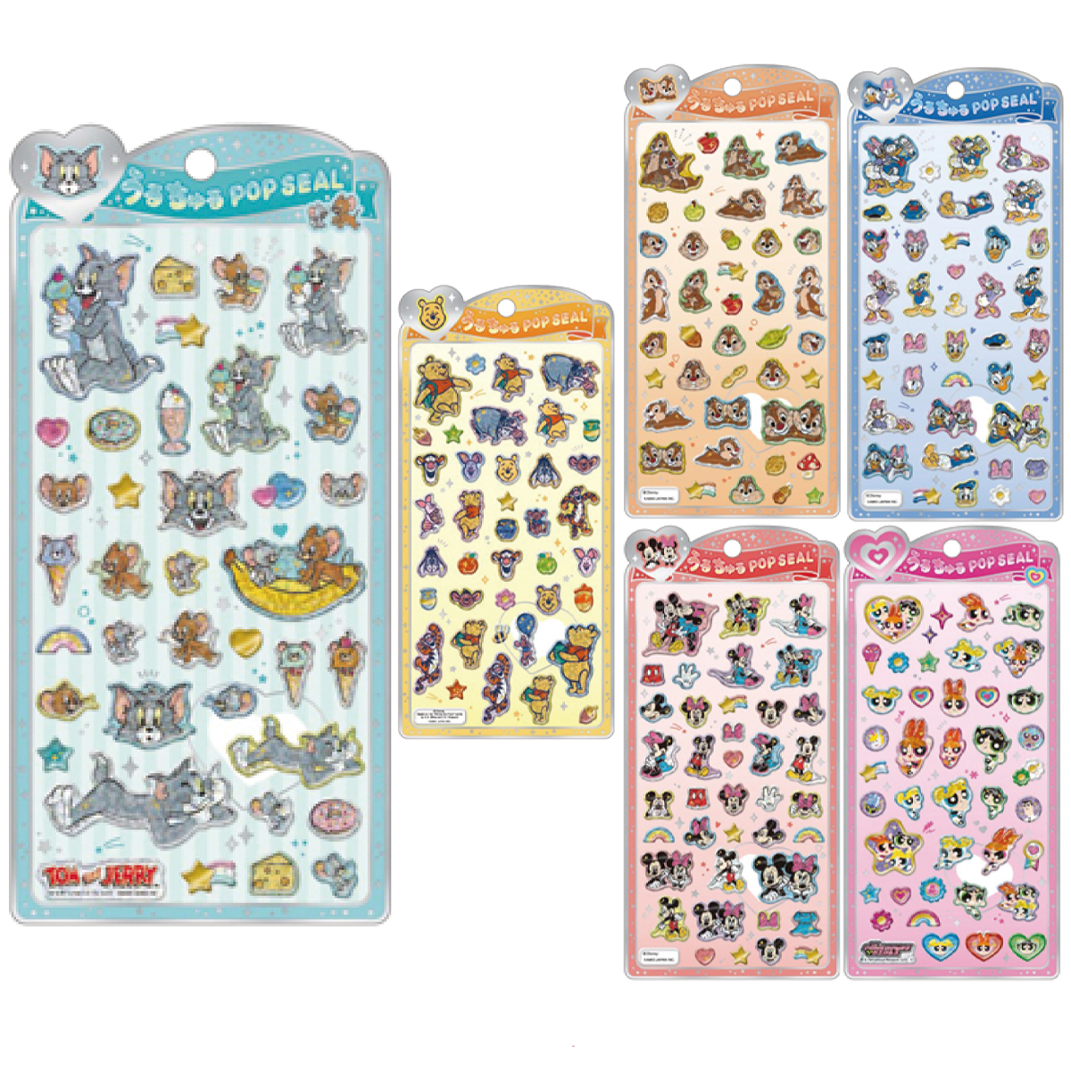 《予約:10月中旬~12月中旬入荷予定》【クラックス】CRUX うるちゅるPOPSEAL トムとジェリー パワーパフガールズ ディズニー