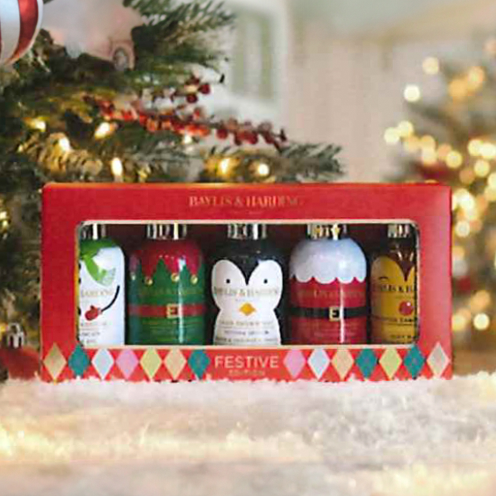 《予約：10月下旬以降》【限定】【BAYLIS&HARDING】ベイリス＆ハーディング ホリデーコレクション フェスティブフレンズ クリスマス サンタ スノーマン