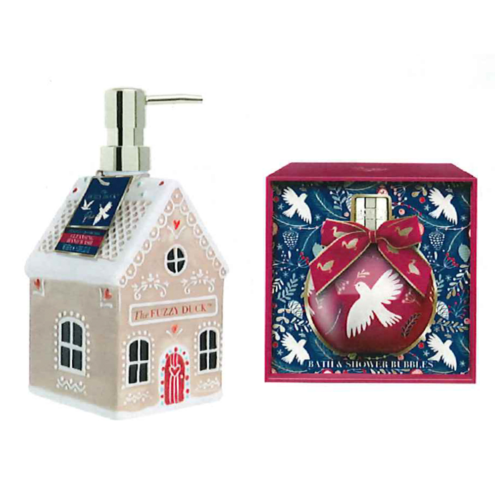 《予約：10月下旬以降》【限定】【BAYLIS&HARDING】ベイリス＆ハーディング ホリデーコレクション ファジーダック クリスマス ブレッドハウス バブルボーブル