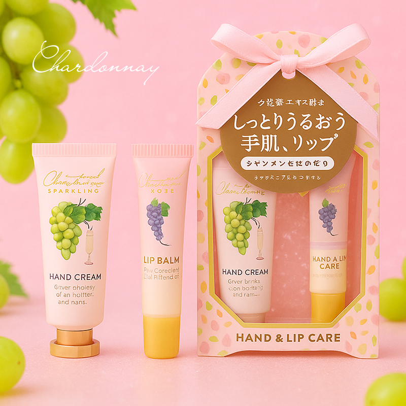 【Chardonnay】シャルドネ スパークリング ハンド＆リップケアセット