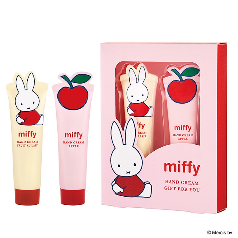 【miffy】ミッフィー フォーユーハンドクリームセット りんご&フルーツオ・レの香り プチギフト
