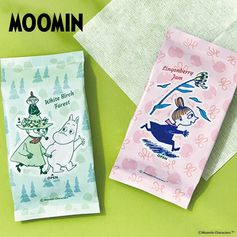【MOOMIN】ムーミン ひんやりボディーシート 日本製