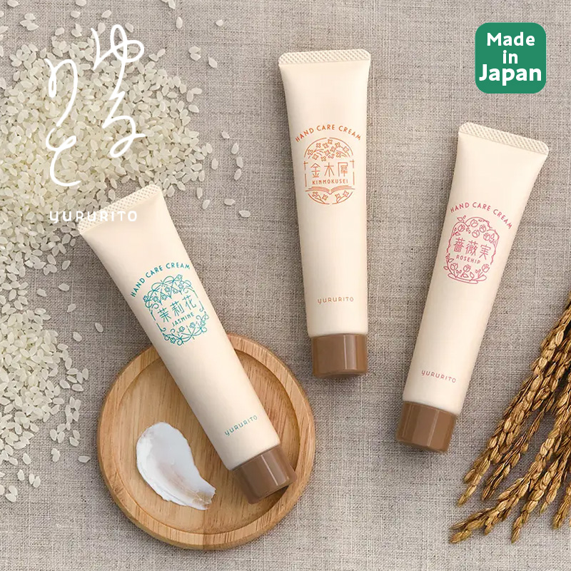 【YURURITO】ゆるりと お米のハンドケアクリーム 35mL 日本製