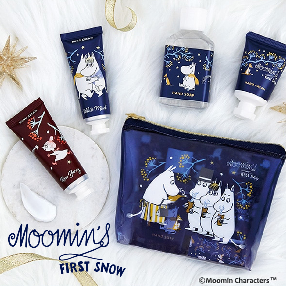 【MOOMIN】ムーミン ハンドクリーム FIRST SNOW ポーチセット ギフト