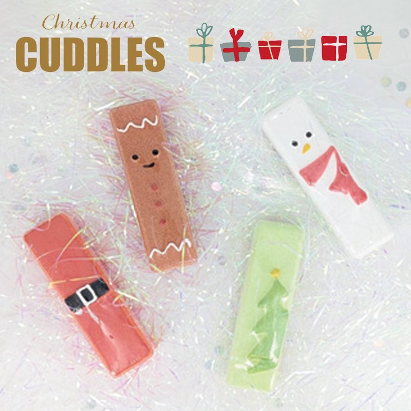 《予約：25年9月末以降》【CUDDLES】カドル バスフィザー クリスマス サンタクロース スノーマン Xmas限定商品