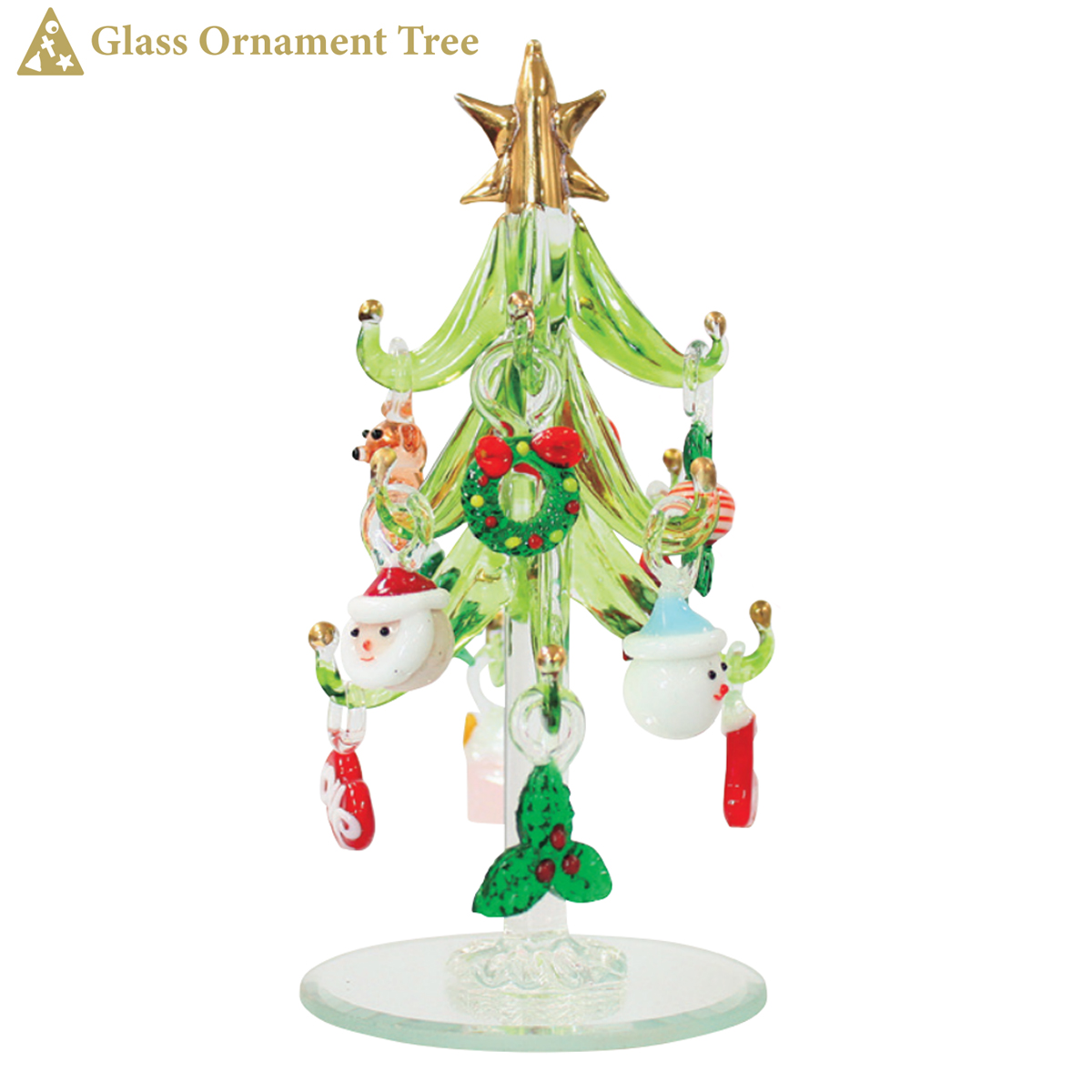 《予約：25年10月以降》【楽しいクリスマスを迎える☆】13cmツリー Green インテリア