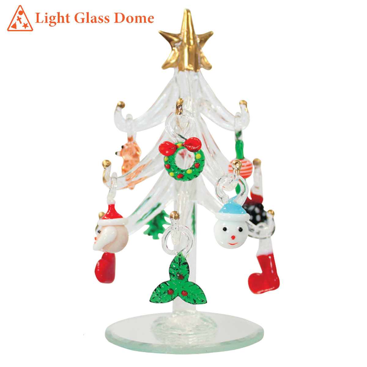 【楽しいクリスマスを迎える☆】13cmツリー Clear インテリア