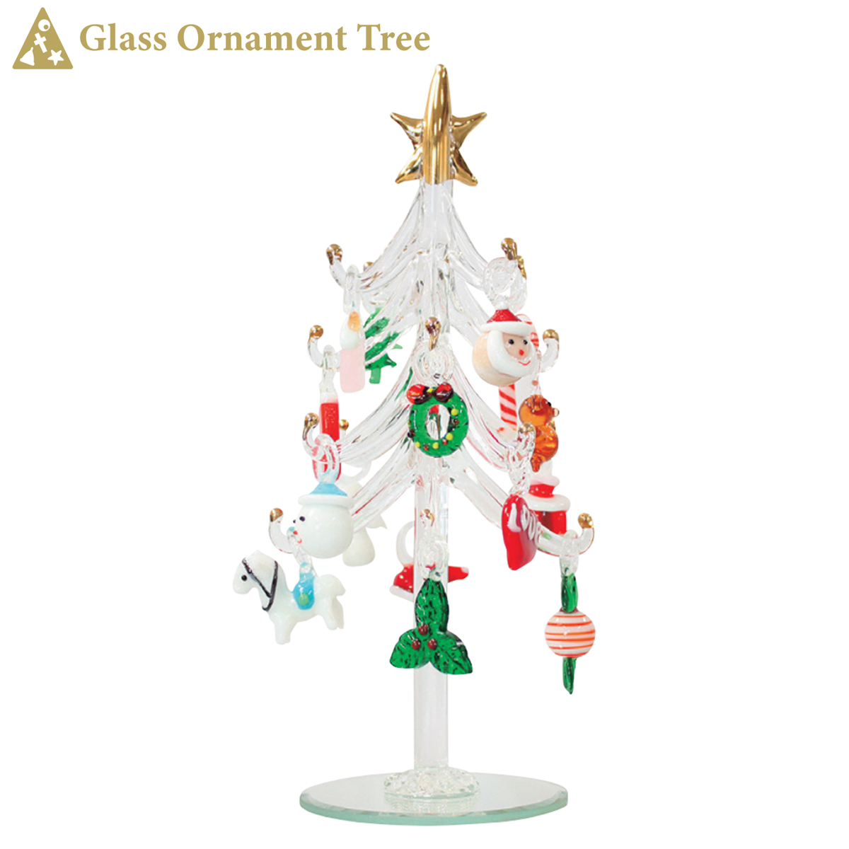 《予約：25年10月以降》【楽しいクリスマスを迎える☆】20cmツリー Clear インテリア