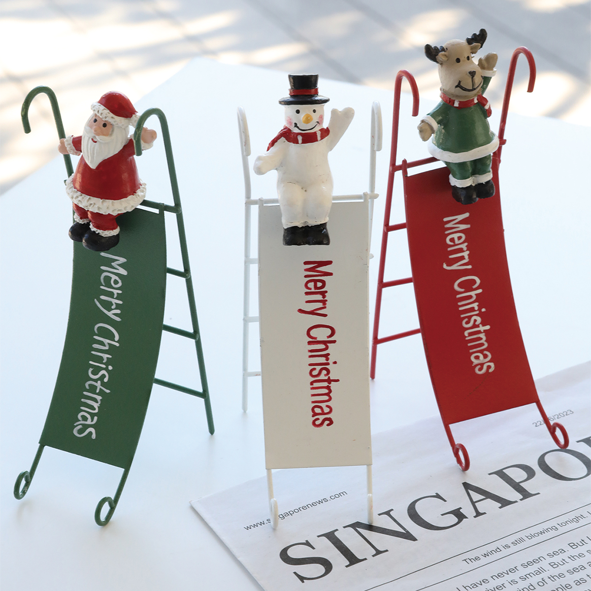 【クリスマス】オーナメント 2種＆3種アソート オブジェ 置物