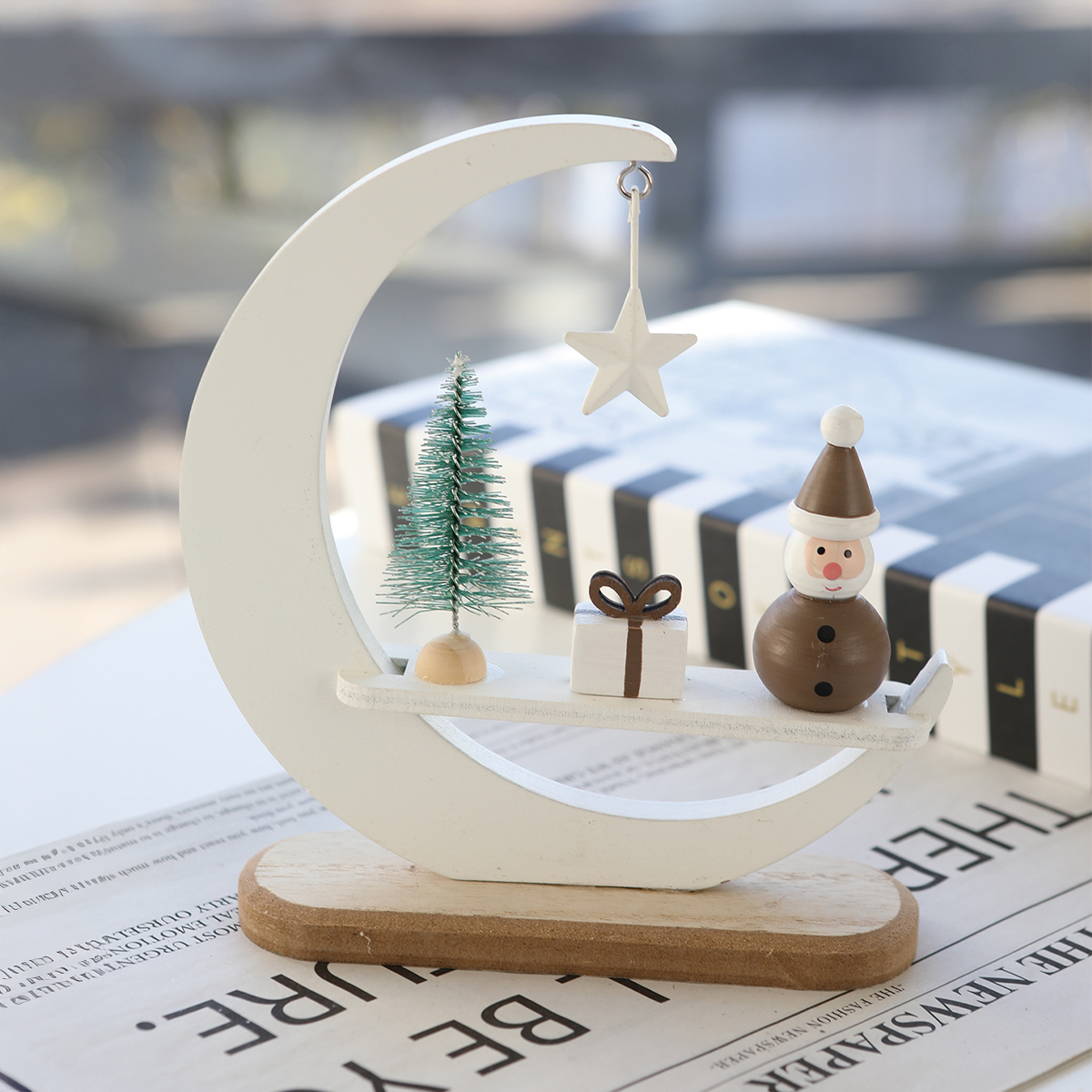 【クリスマス】プティ・ホワイトムーン＆トールフレンズ オブジェ